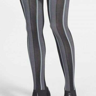 DKNY 132134 Women's Bold Stripe Tights Sz S Multi-Color